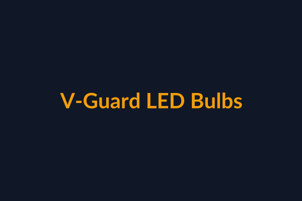 V-Guard LED Bulbs available at Raguveer Electric Talala